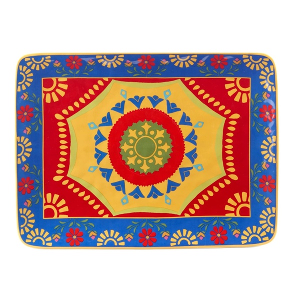 Certified International Other - Certified International Spice Love Rectangular Platter – Vibrant Serveware – NWT